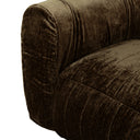 Siegal - Modern Brown Fabric Lounge Chair, view 6