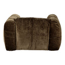 Siegal - Modern Brown Fabric Lounge Chair, view 5