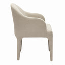 Nouveau Reedy - Modern Beige Fabric Dining Chair