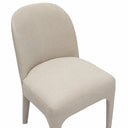 Nouveau Bannon - Modern Beige Fabric Dining Chair (Set of 2)