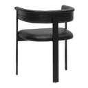 Nouveau Boswell - Modern Black Faux Leather Dining Chair