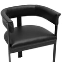 Nouveau Boswell - Modern Black Faux Leather Dining Chair