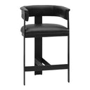 Nouveau Boswell - Modern Black Faux Leather Counter Chair