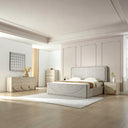 Yasmine - Modern Faux Travertine Dresser, view 3