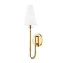 Aged Brass Ripley Wall Sconce 4.75" by Hudson Valley