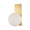 Aged Brass Hinsdale Wall Sconce 7.5" by Hudson Valley