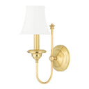 Aged Brass Yorktown Wall Sconce 5.5" by Hudson Valley