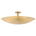 Vintage Brass Bern Flush Mount 28" x 10.5" by Hudson Valley