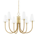 Aged Brass Ripley Chandelier 31.75" by Hudson Valley
