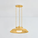 Aged Brass Woodrow Pendant 22" by Hudson Valley, view 2