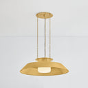 Aged Brass Woodrow Pendant 32" by Hudson Valley, view 2