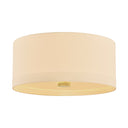Aged Brass Ashland Flush Mount 22" by Hudson Valley