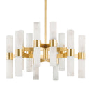 Aged Brass Stowe Chandelier 37.75" by Hudson Valley