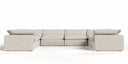 Garman - Modern Light Grey Modular Sectional Sofa