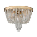 Aged Brass Royalton Flush Mount 18.25" by Hudson Valley