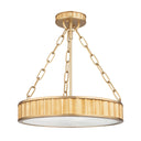Aged Brass Middlebury Semi Flush 15.75" by Hudson Valley