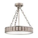 Historic Nickel Middlebury Semi Flush 15.75" by Hudson Valley