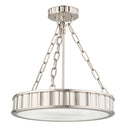 Polished Nickel Middlebury Semi Flush 15.5" by Hudson Valley