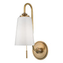 Aged Brass Glover Wall Sconce 5.5" by Hudson Valley
