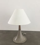 Nunez Modern Concrete & Oak Table Lamp