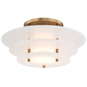 Aged Brass Gatsby Flush Mount 15.75" by Hudson Valley