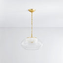Aged Brass Moore Pendant 17" by Hudson Valley, view 9