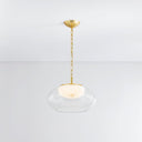 Aged Brass Moore Pendant 17" by Hudson Valley, view 10