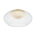 Aged Brass Moore Flush Mount 17" by Hudson Valley