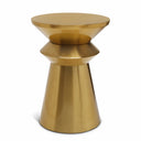 Jai Iron End Table - Gold