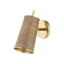 Aged Brass Delran Wall Sconce 4.75" by Hudson Valley