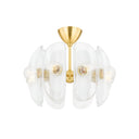 Aged Brass Hilo Semi Flush 22" by Hudson Valley