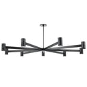 Black Bronze Predock Chandelier 64" by Hudson Valley