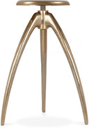 Clara Aluminum Adjustable Bar / Counter Stool - Gold