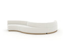 Crescent Armless Loveseat