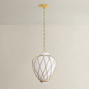 Aged Brass Apple Valley Pendant 13.25" by Hudson Valley, view 6