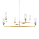 Aged Brass Halifax Chandelier 48" by Hudson Valley