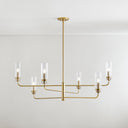 Aged Brass Halifax Chandelier 48" by Hudson Valley, view 7