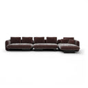 Overlap Right Chaise Sec Large Dk Taupe