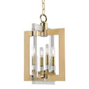Aged Brass Wellington Pendant 12" by Hudson Valley