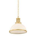 Aged Brass Pinesbridge Pendant 14.5" by Hudson Valley