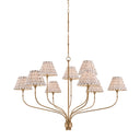 Patina Brass Garnerville Chandelier 54.25" x 34.5" (9349B-PBR) by Hudson Valley