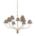 Patina Brass Garnerville Chandelier 54.25" x 34.5" (9349C-PBR) by Hudson Valley