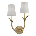 Aged Brass Deering Wall Sconce 11" x 17.75" (9402L-AGB) by Hudson Valley