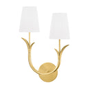 Aged Brass Deering Wall Sconce 11" x 17.75" (9402R-AGB) by Hudson Valley