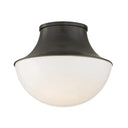Old Bronze Lettie Flush Mount 10.75" by Hudson Valley