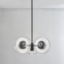 Black Bronze Kert Chandelier 27" by Hudson Valley, view 3