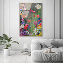 Brilliant Green Floral