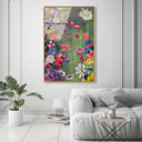 Brilliant Green Floral