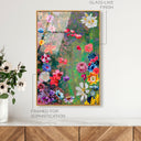 Brilliant Green Floral