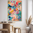 Quartz Coral Aqua Floral